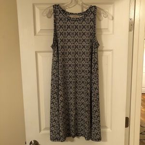 LOFT summer swing dress size small